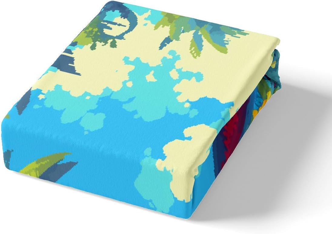 Feelyou Colorful Parrots Duvet Cover Set 3Pcs 1