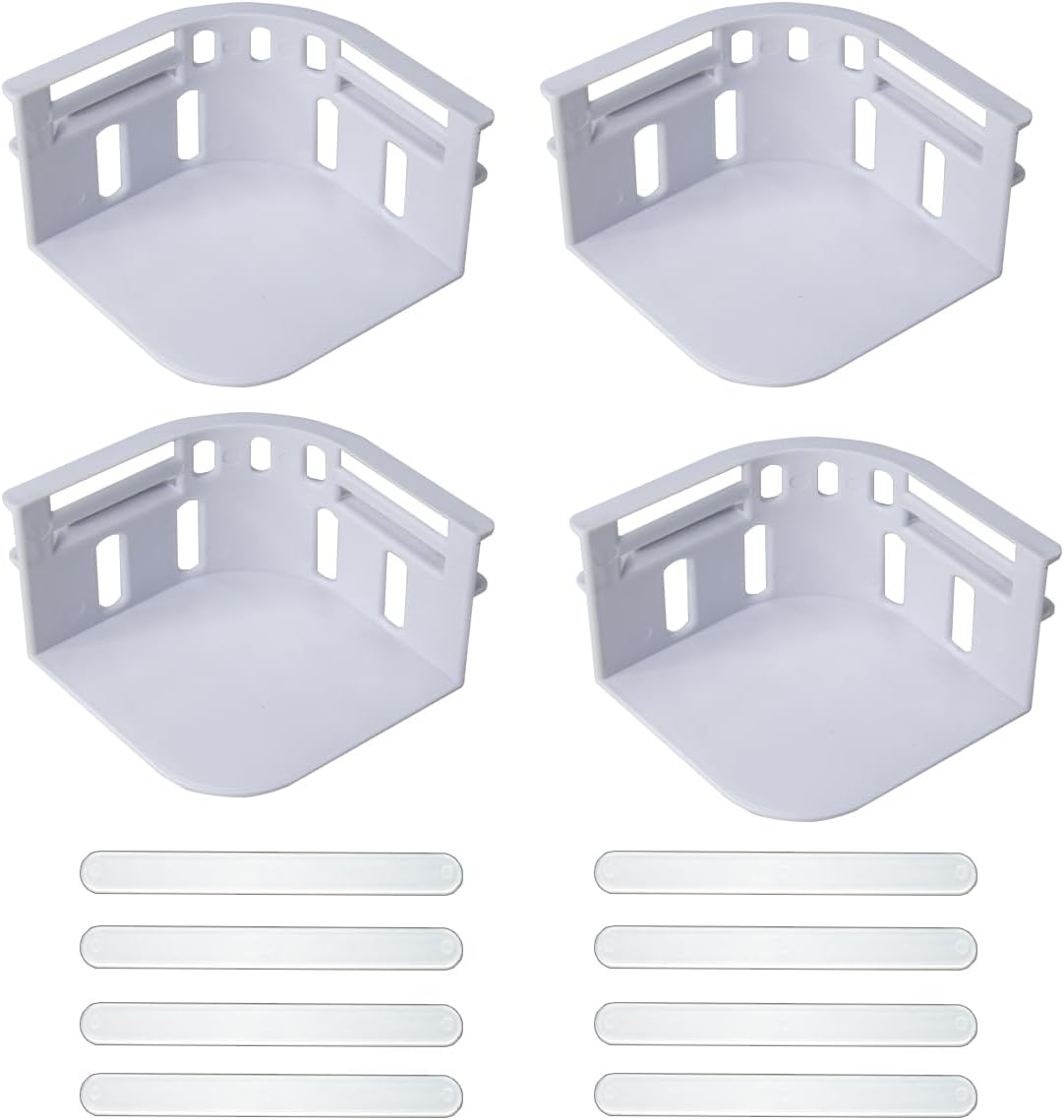 JENHOME Bed Sheet Holders for Corners with 8 Straps