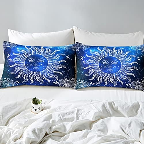 Boho Sun Comforter Cover Set 3D Print Queen Size