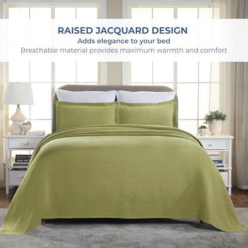 Superior 2 Piece Celtic Circles Cotton Bedspread Set