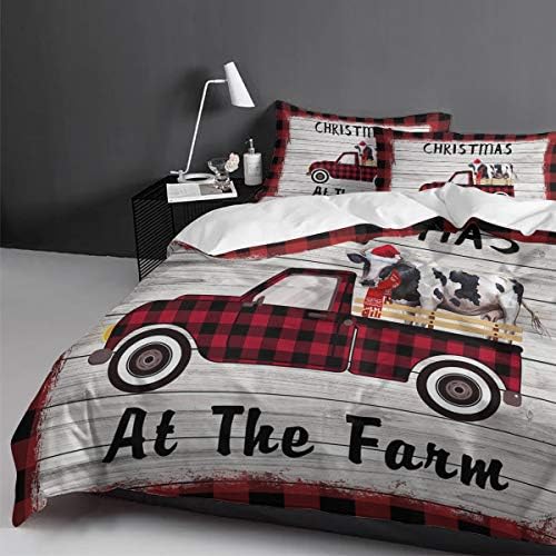 LooPoP Farm Christmas Comforter Set 3 Piece