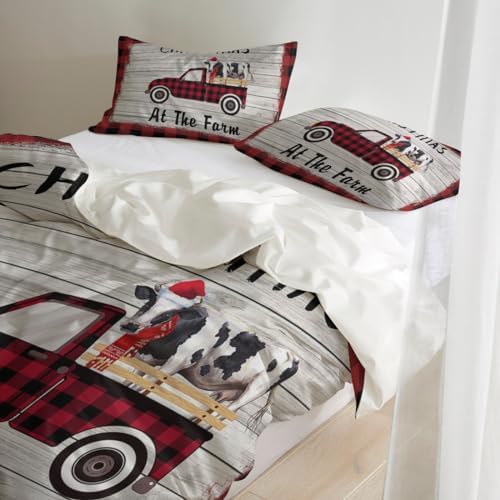 LooPoP Farm Christmas Comforter Set 3 Piece