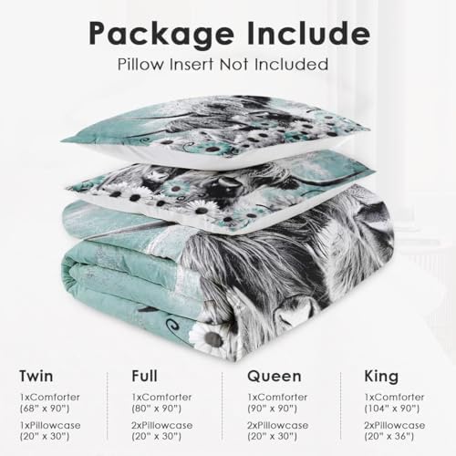 WeCozy Comforter Set Twin Size with Pillowcase 1