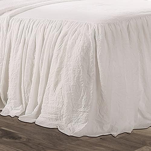 Lush Decor Ruffle Skirt Bedspread Set - Queen Grey 1