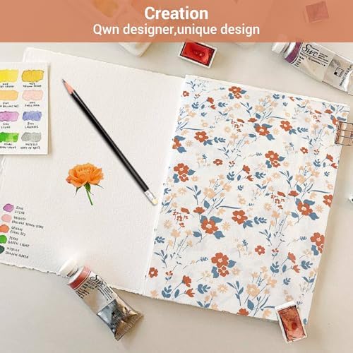 Softan Orange Floral Twin Sheet Set - 3 Piece