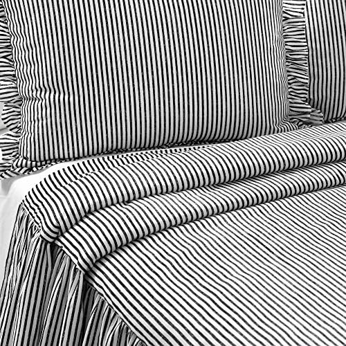 Lush Decor Ticking Stripe Bedspread 3 Piece Set