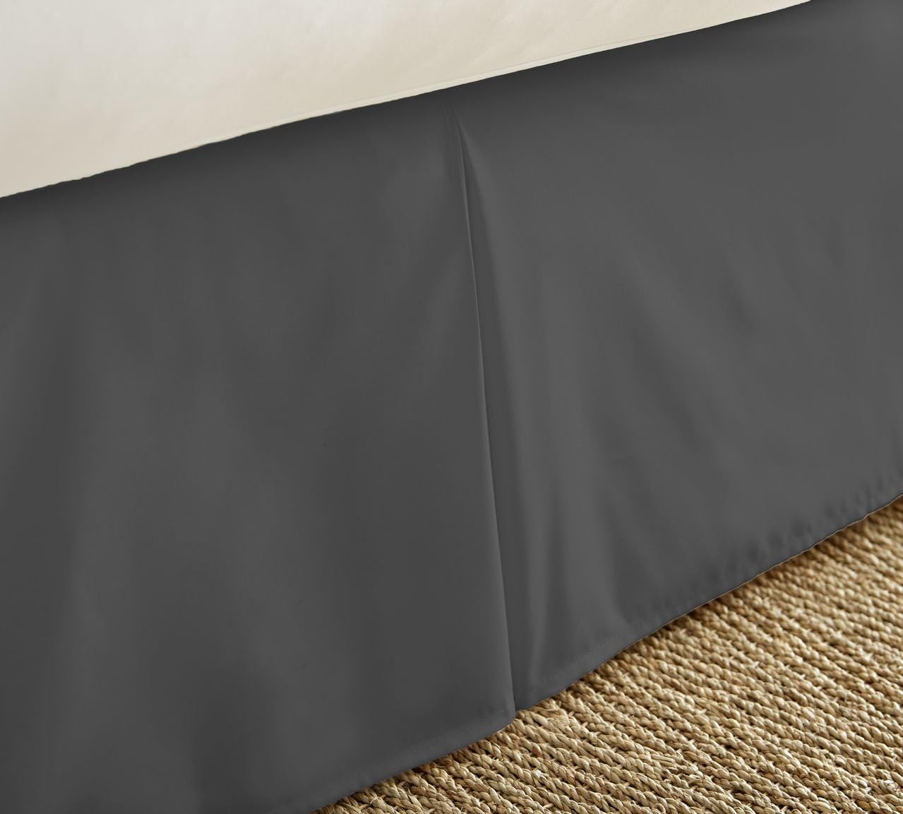 ienjoy Home California King Bed Skirt - Black
