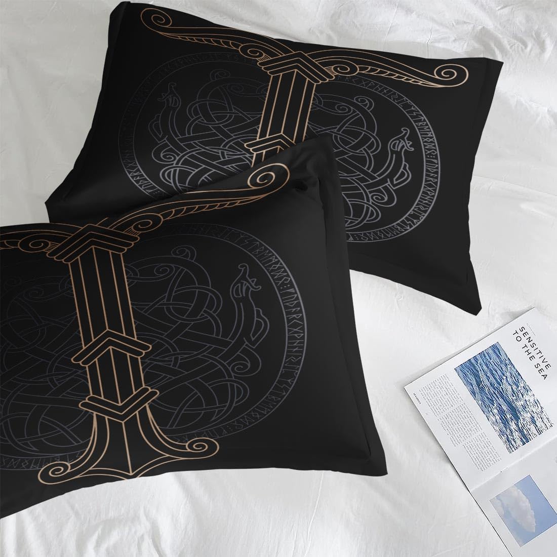 Pamnest Comforter Set King Size 7 Pcs Bedding