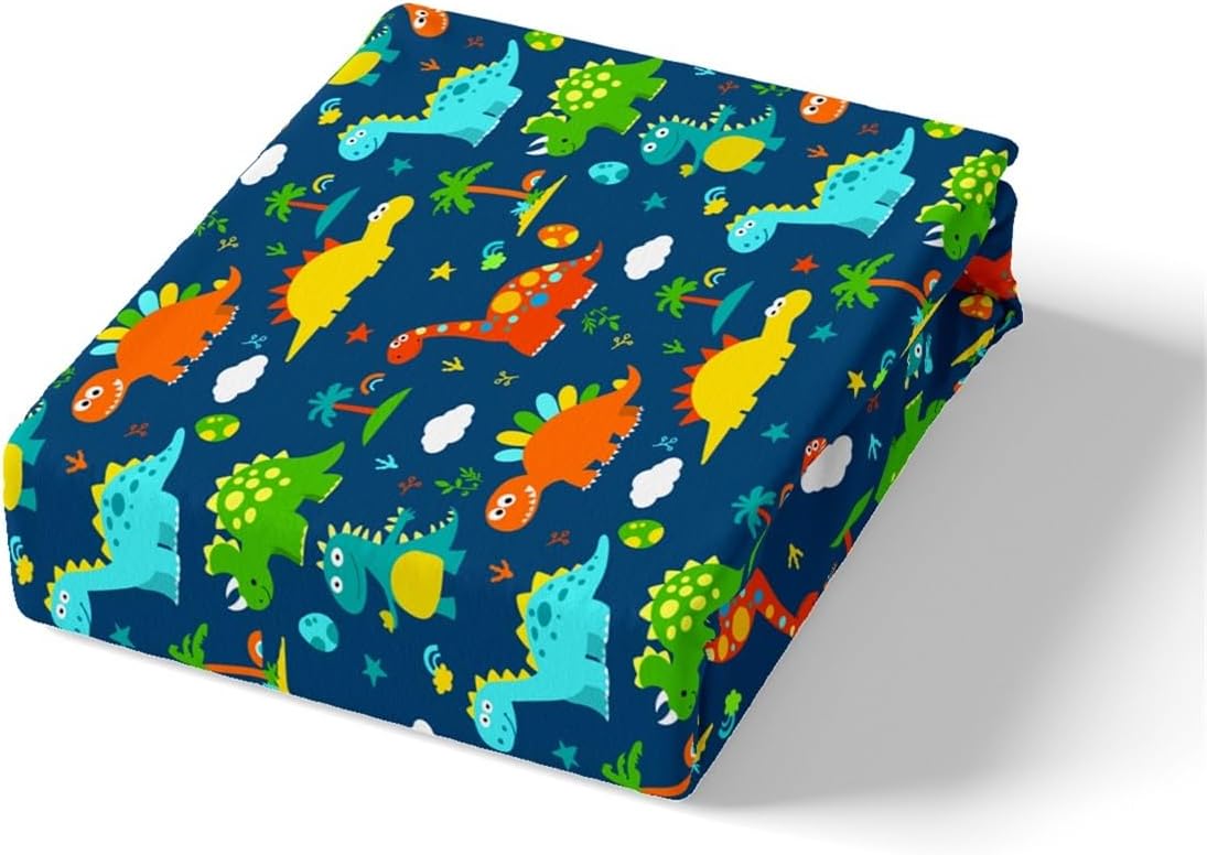 Feelyou Kids Dinosaur Bed Sheet Set King Size
