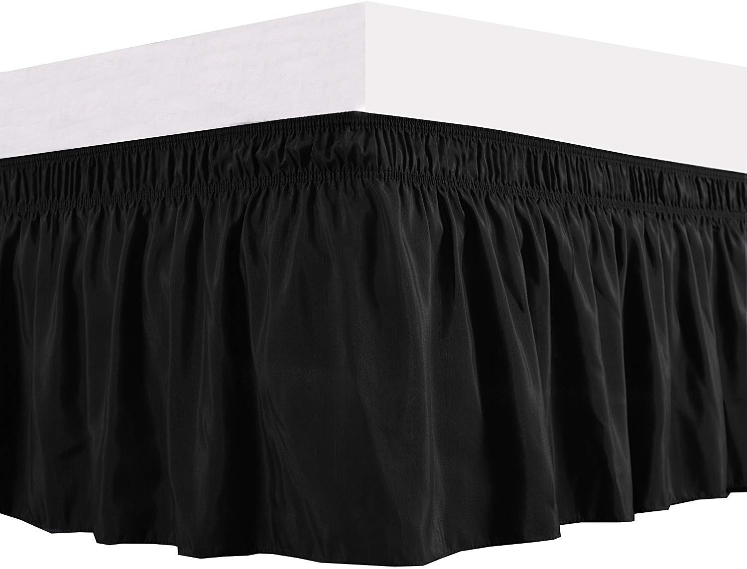 Elegant Decor King Bed Skirt 11 Inch Drop