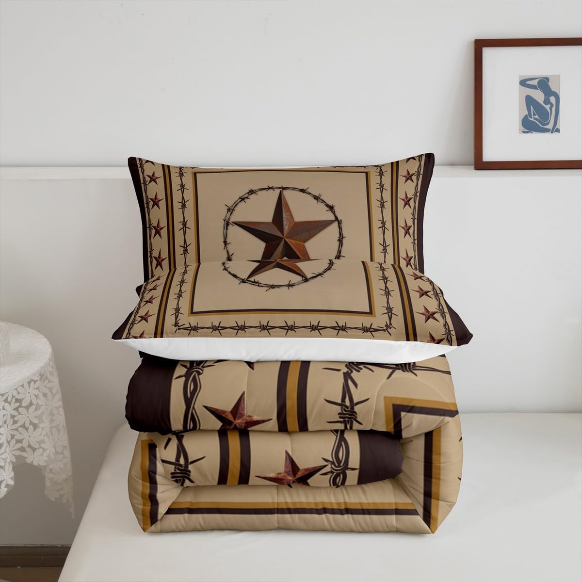 Western Texas Star Kids Comforter Set