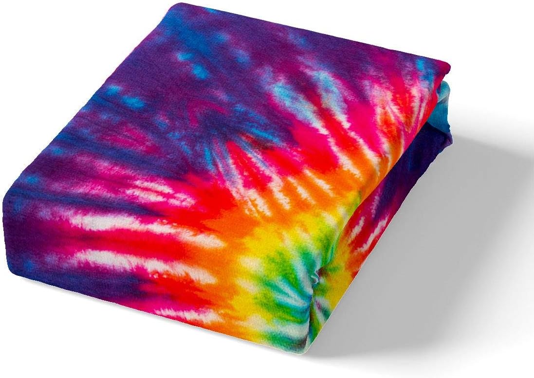 Feelyou Tie Dye Duvet Cover Set for Girls 1