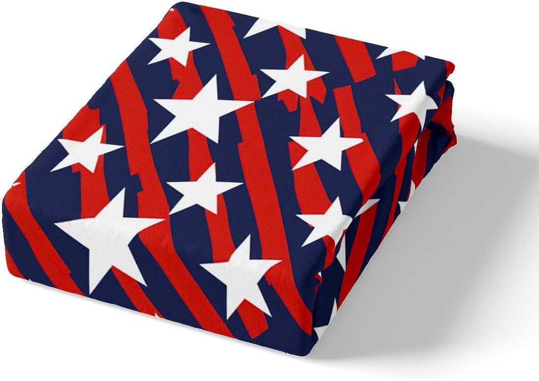 American Flag Duvet Cover Set Queen 4th of July Bedding