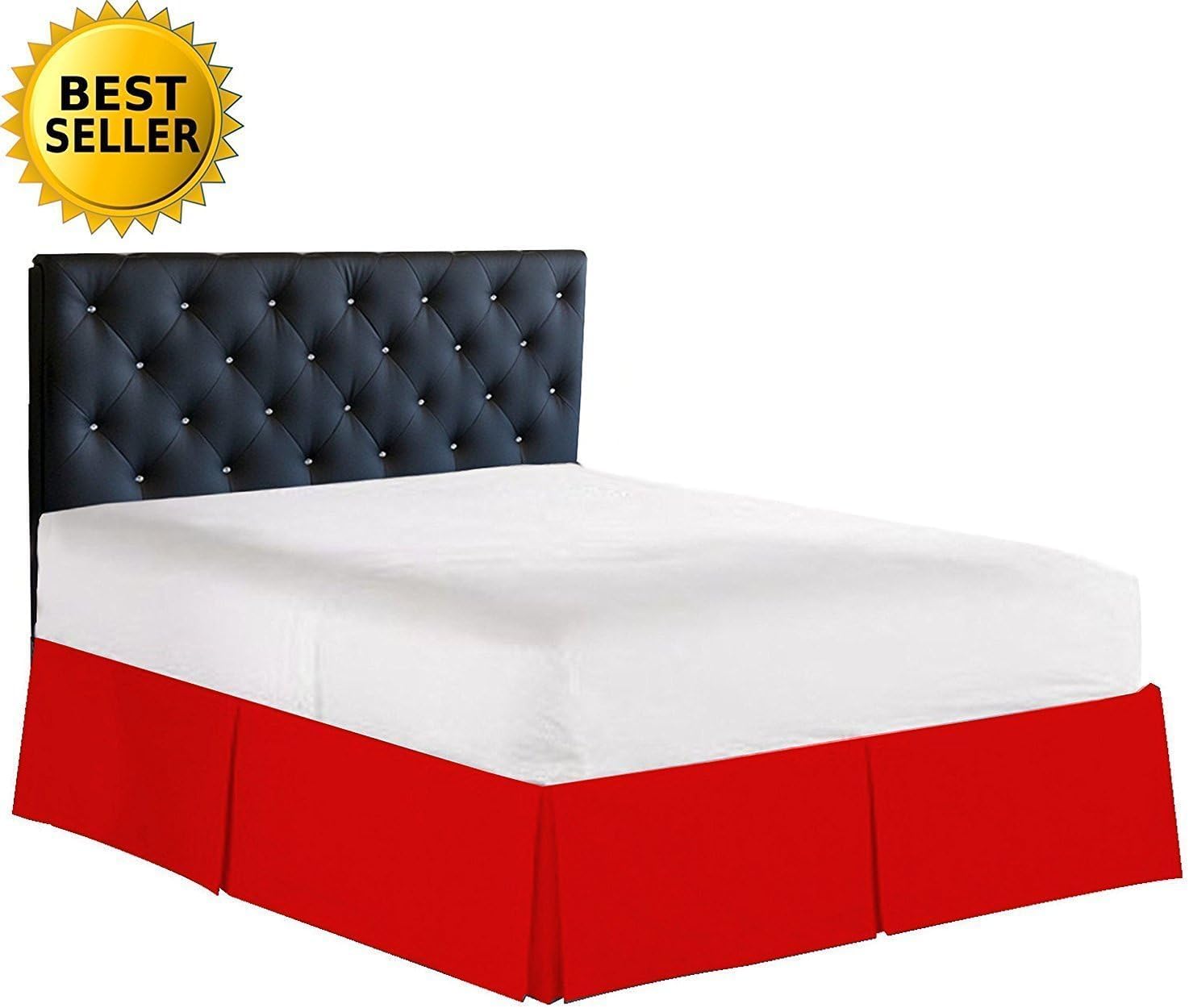 Elegance Linen Luxury 1500 Thread Count King Bed Skirt