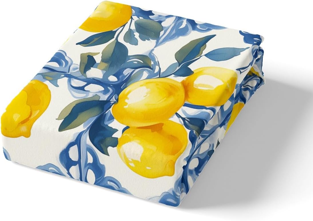 Feelyou Lemon Kids Duvet Cover Set Queen Size 1
