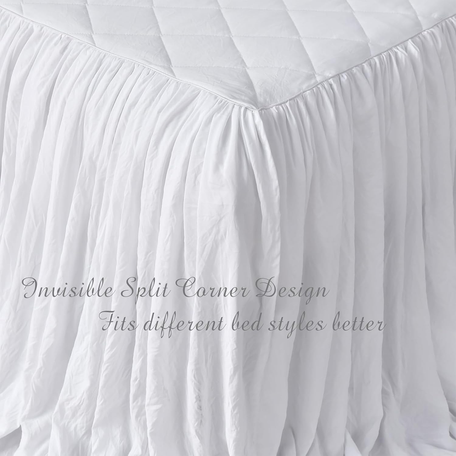 Lady Ann Shabby Ruffle Bedspread Queen Size Set
