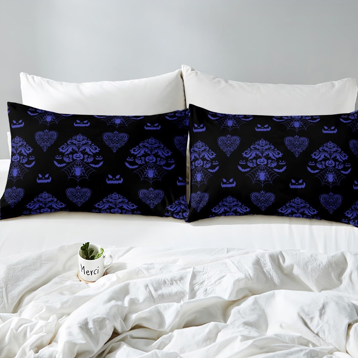 Castle Fairy Gothic Halloween Fitted Sheet Twin Size
