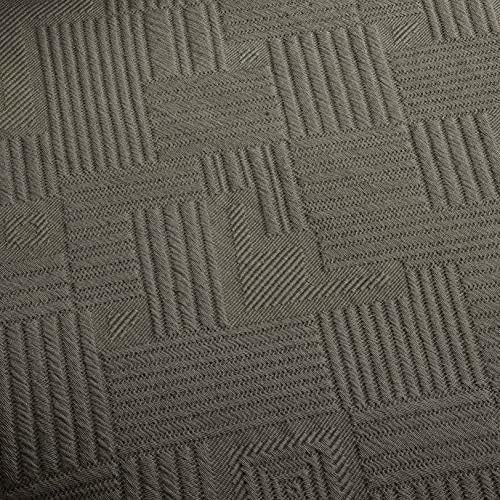 Superior 100 Cotton Geometric Bedspread Set Twin Charcoal