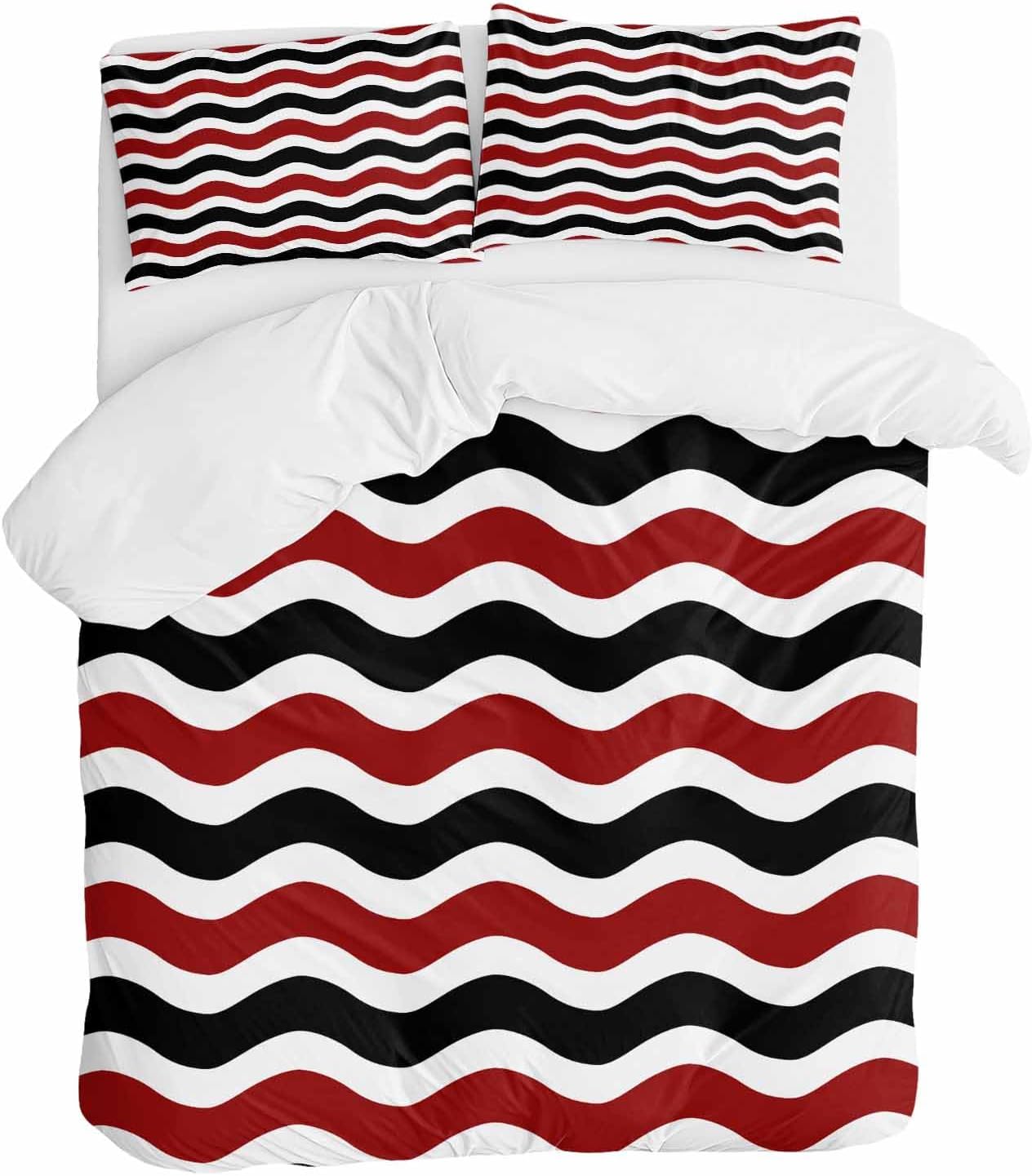 ZOE GARDEN Queen Duvet Cover Set 3 Piece with Pillowcases