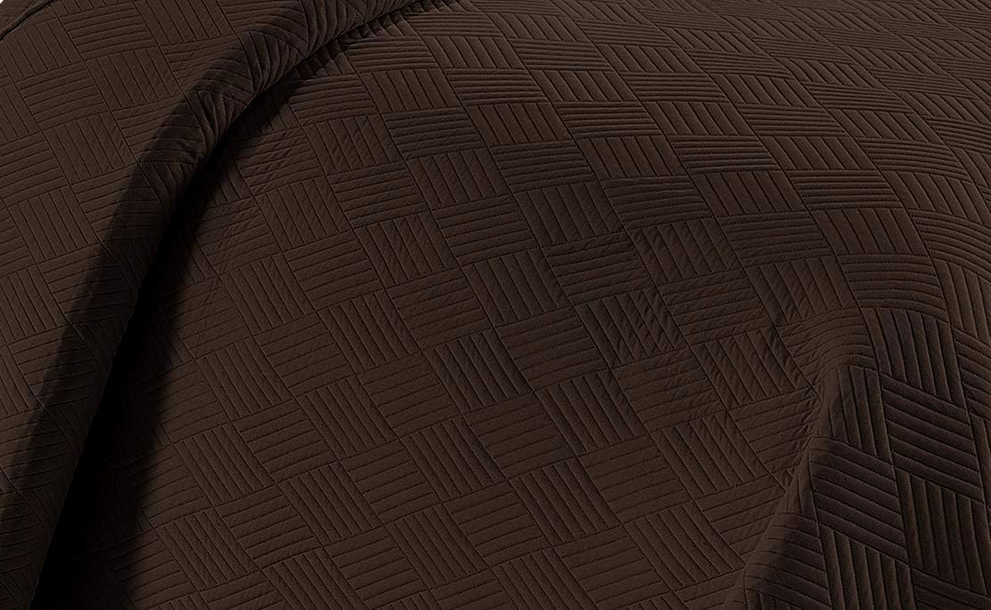 Linen Plus Luxury Oversized Coverlet Bedspread Set - FullQueen