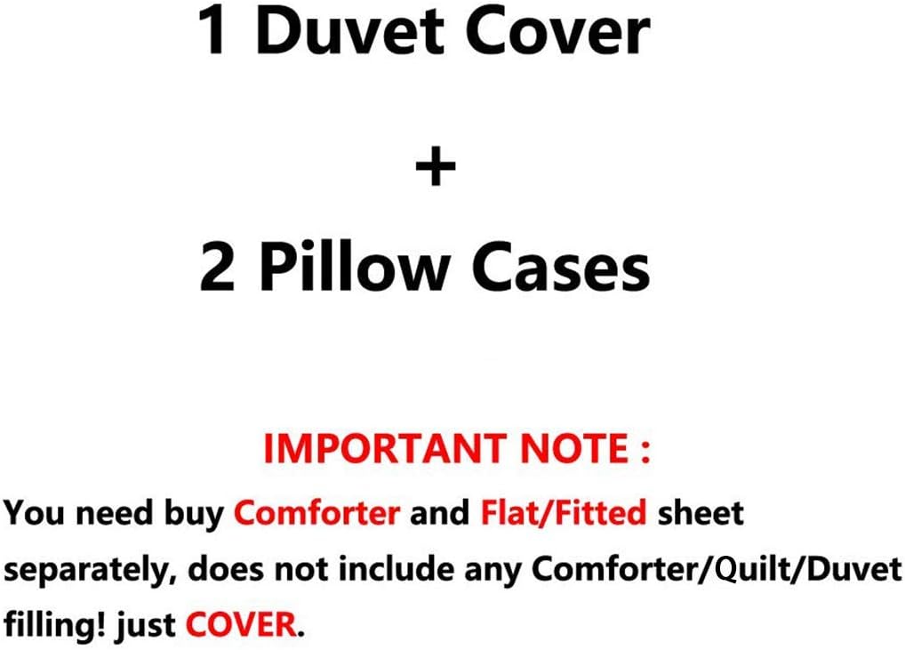 Feelyou Lemon Kids Duvet Cover Set Queen Size 1