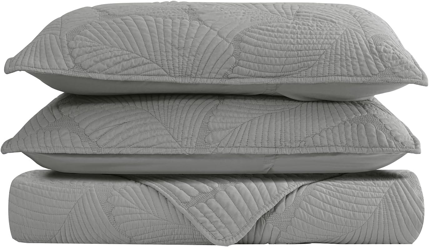 Petrichor Gray Bedspread King Size Set
