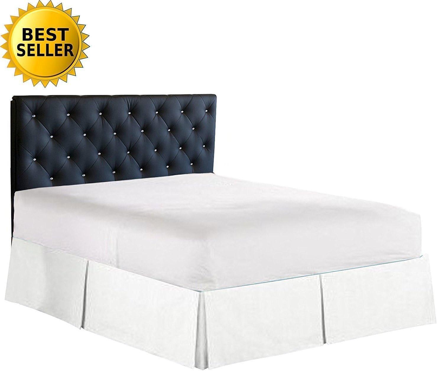 Elegance Linen 1500 Thread Count Dust Ruffle Bed Skirt