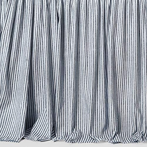 Lush Decor Ticking Stripe Bedspread 3 Piece Set King Navy