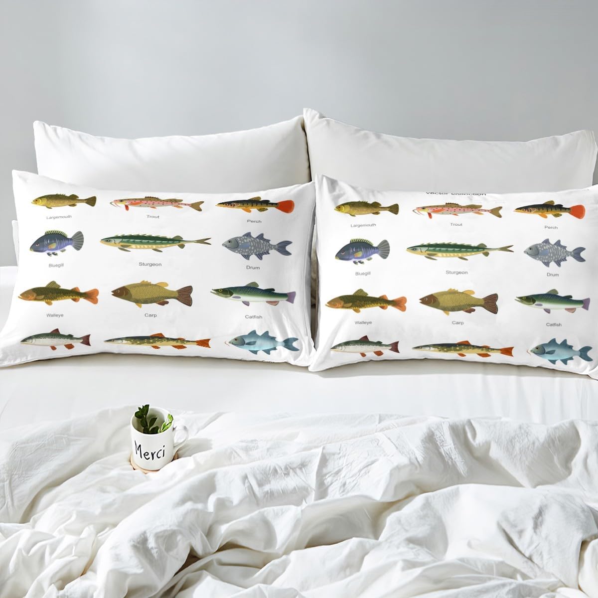 Feelyou 3D Print Duvet Cover Set for Kids and Teens