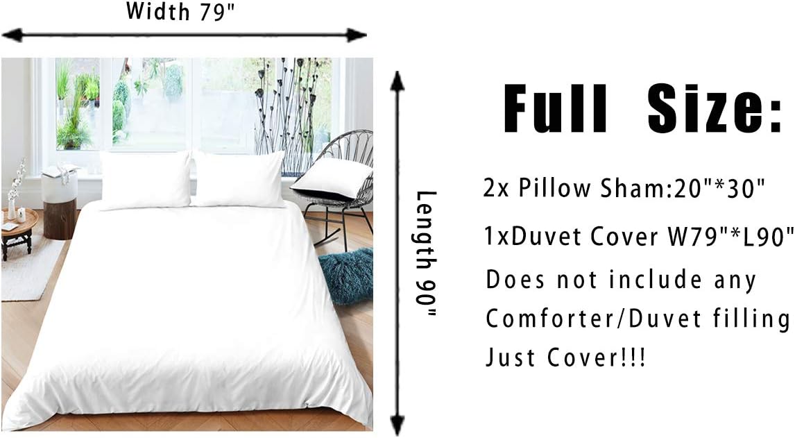Feelyou Colorful Parrots Duvet Cover Set 3Pcs 1