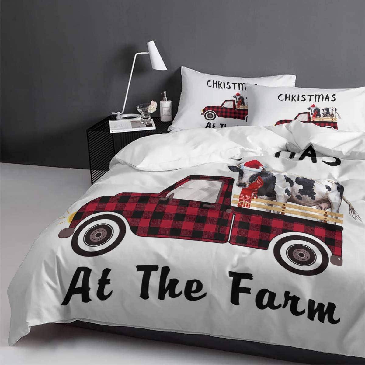 LooPoP Farm Christmas Comforter Set California King 1