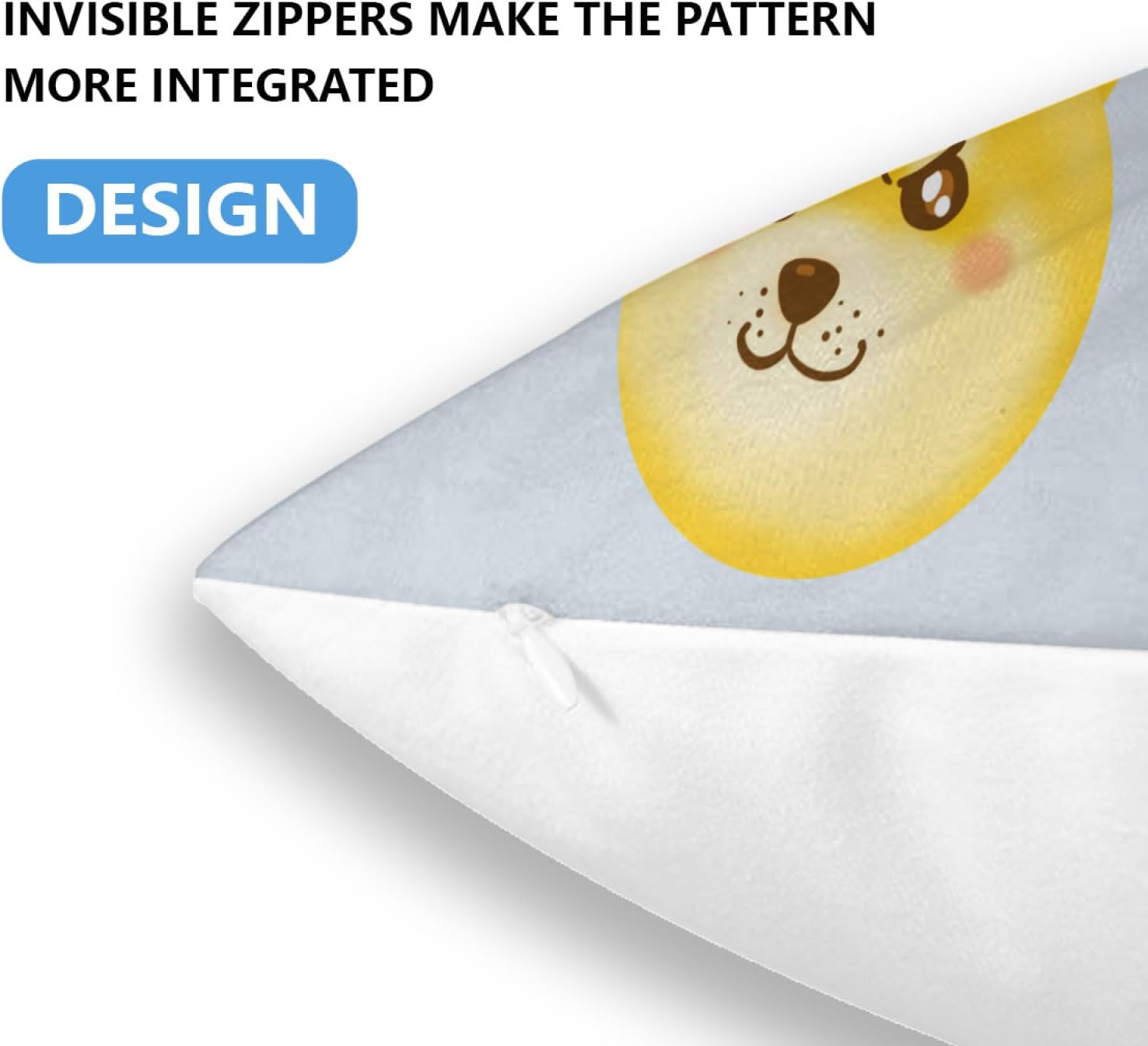Twin XL Comforter Set with Funny Dog Shiba Inu Pattern