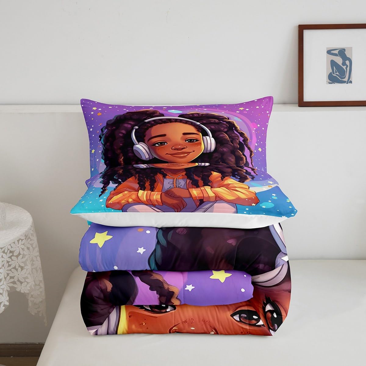 Feelyou Kids Comforter Set King Size 3Pcs