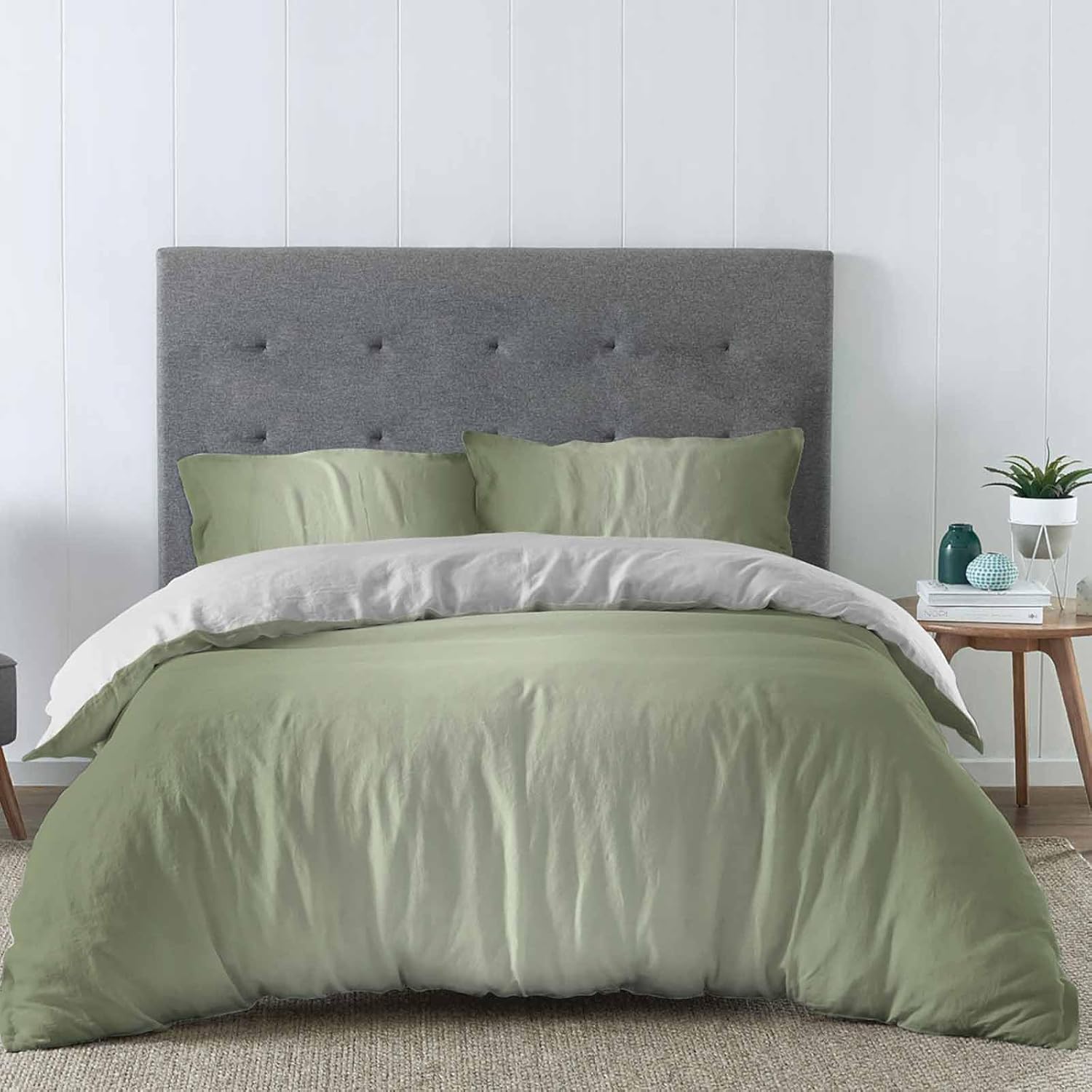 HELLOWINK King Size 3-Piece Duvet Cover Set