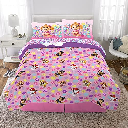 Franco Kids Bedding Comforter Set with Sheets Paw Patrol Girls
