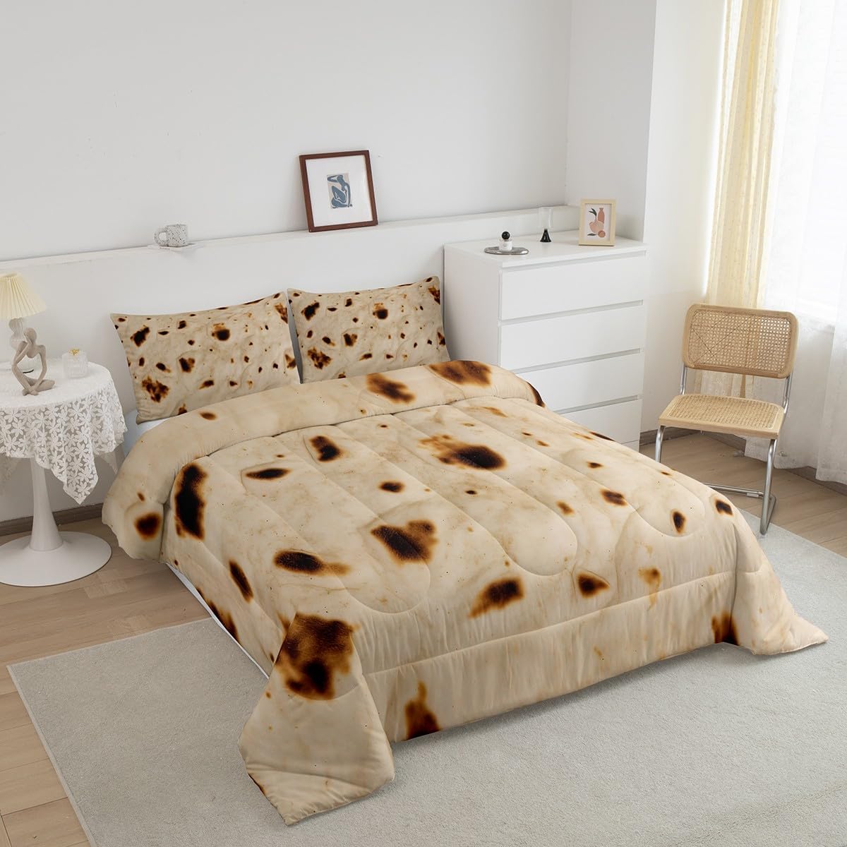 Feelyou Giant Taco Comforter Set for Kids