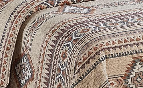 Rustic Southwest Bedspread Set - KingCal-King