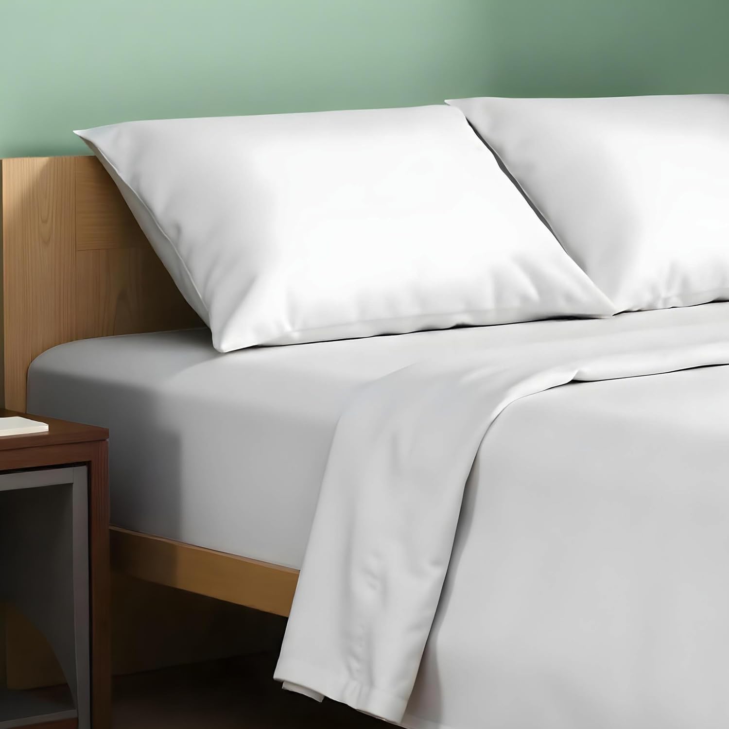 Texas Linen Co Organic Cotton Percale Sheets Twin XL Set