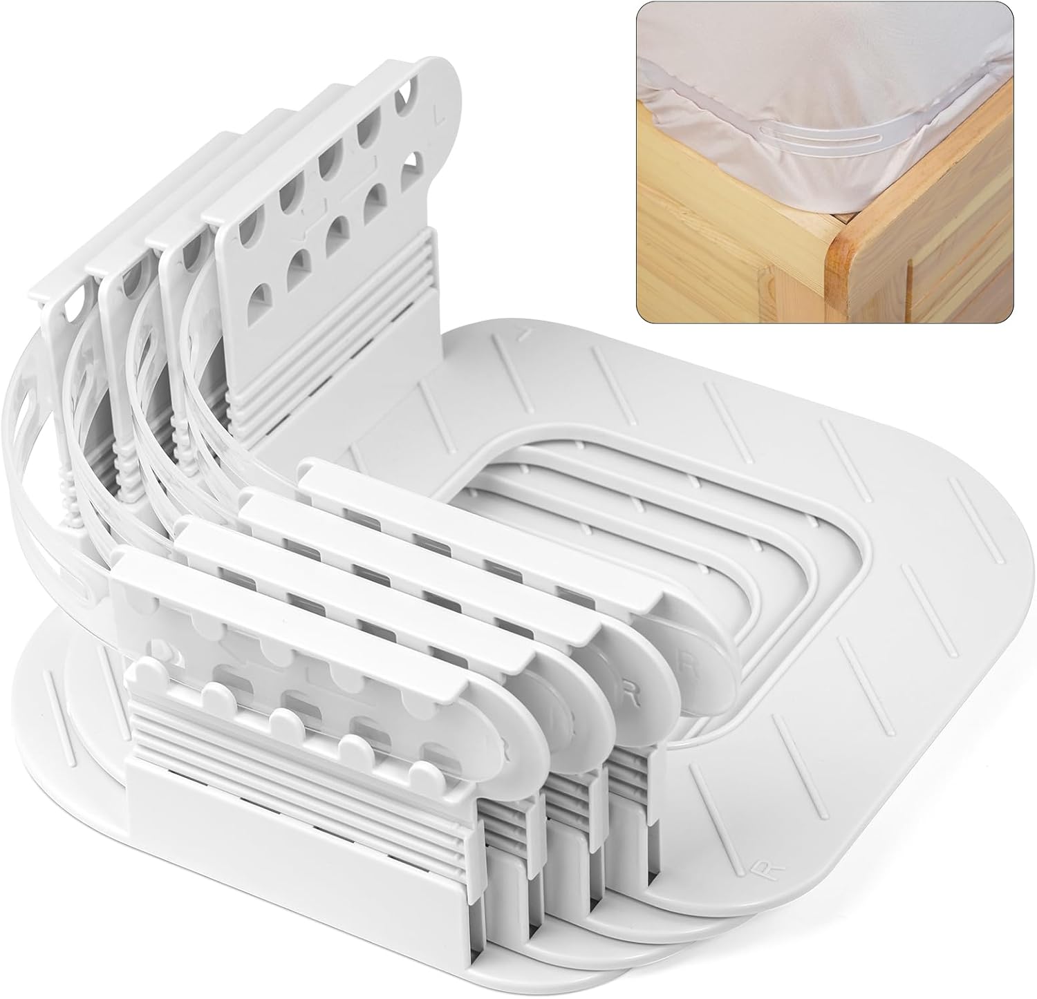 Hczykya Bed Sheet Holders for Corners