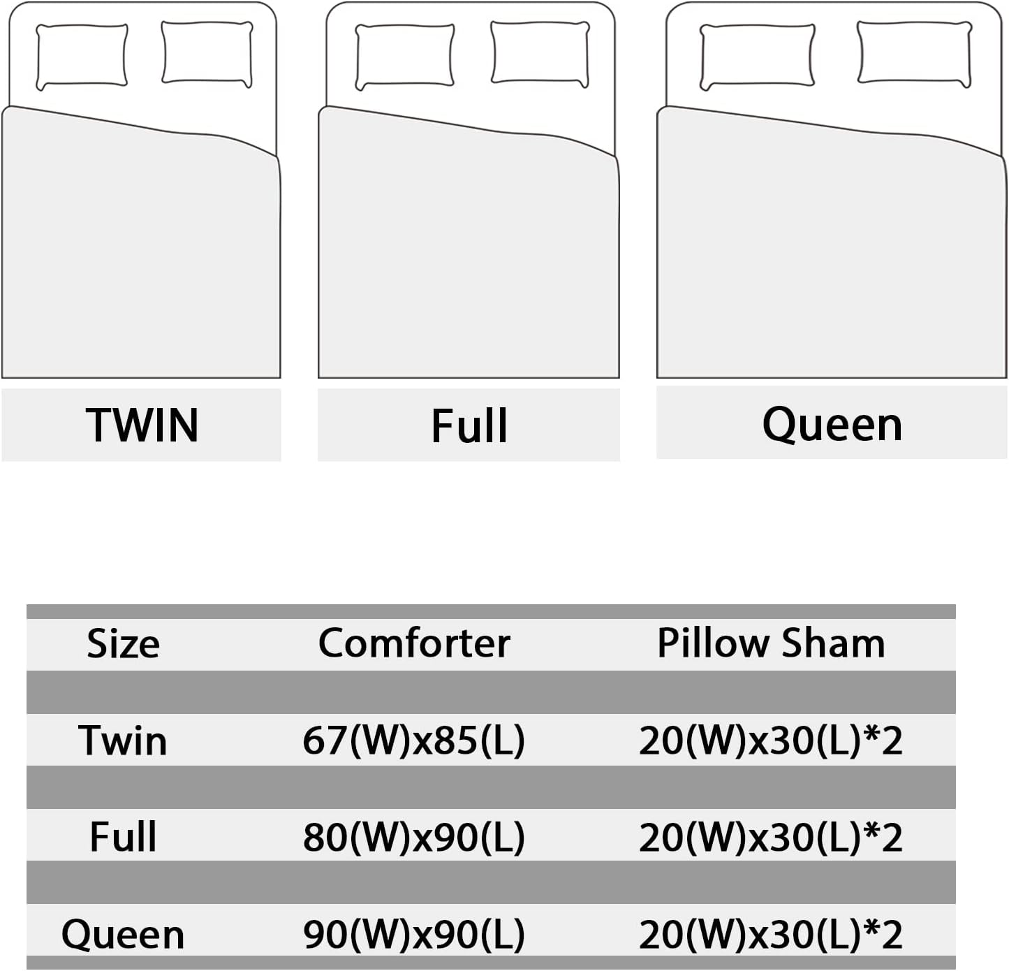 AILONEN Butterfly Comforter Set Full Size Pink Tie Dye