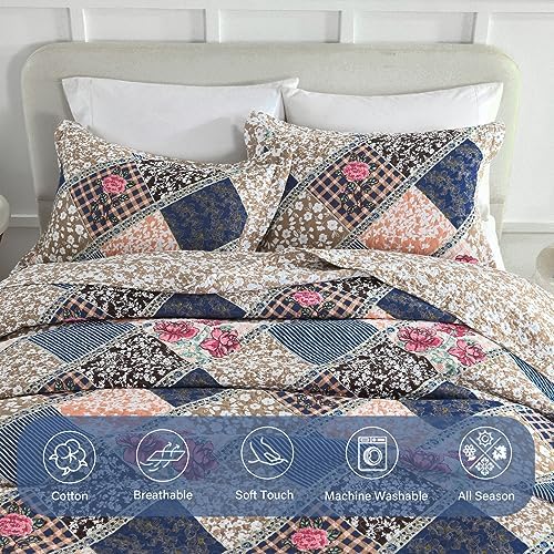 Finlonte Oversized Bedspread Set 3pc - 120x120 Inches