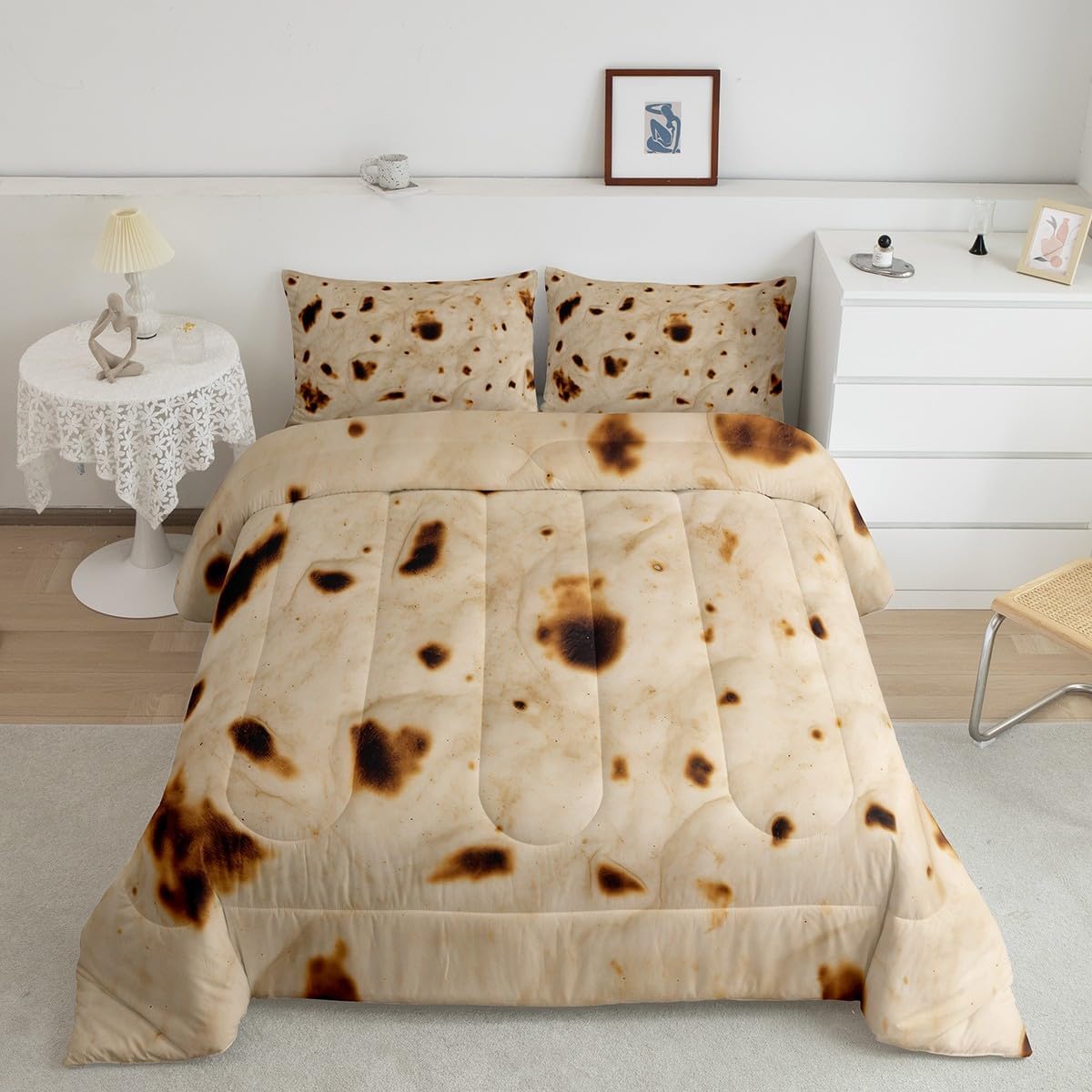 Feelyou Giant Taco Comforter Set for Kids