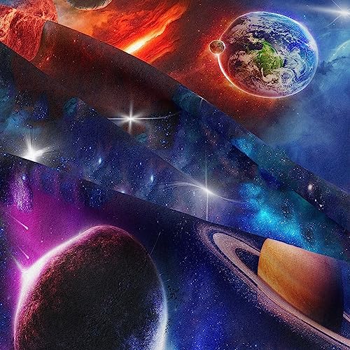 NINENINE Galaxy Comforter Set for Kids Full Size