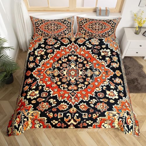 Homewish European Floral Pattern Queen Duvet Cover Set