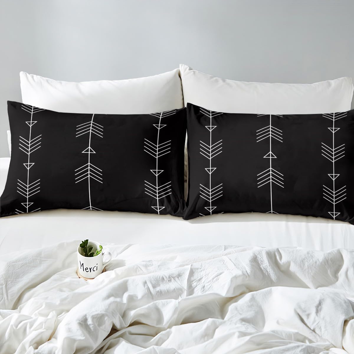 Boho Geometric Queen Sheet Set with Deep Pockets