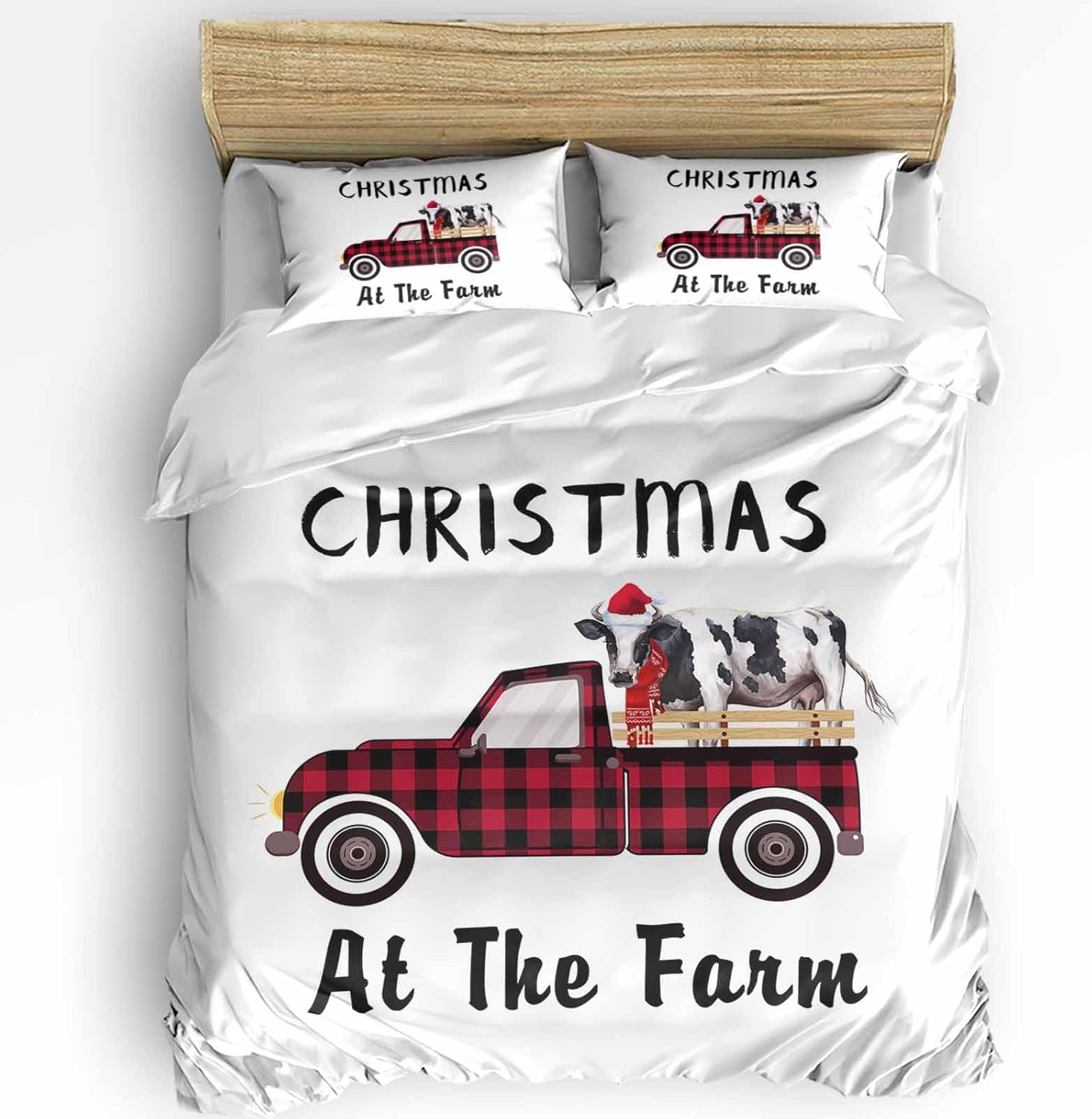LooPoP Farm Christmas Comforter Set California King 1