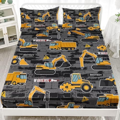 Smell Sunshine Truck Sheets Set 4Pcs for Kids