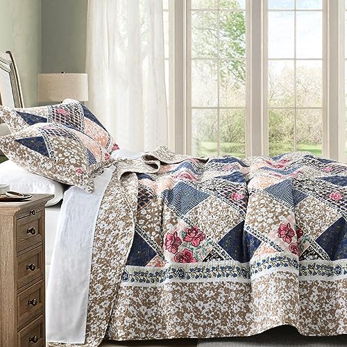 Finlonte Oversized Bedspread Set 3pc - 120x120 Inches