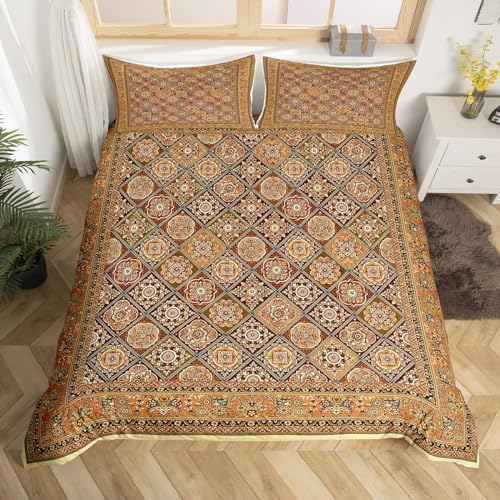 Feelyou Boho Paisley Duvet Cover Set Kids