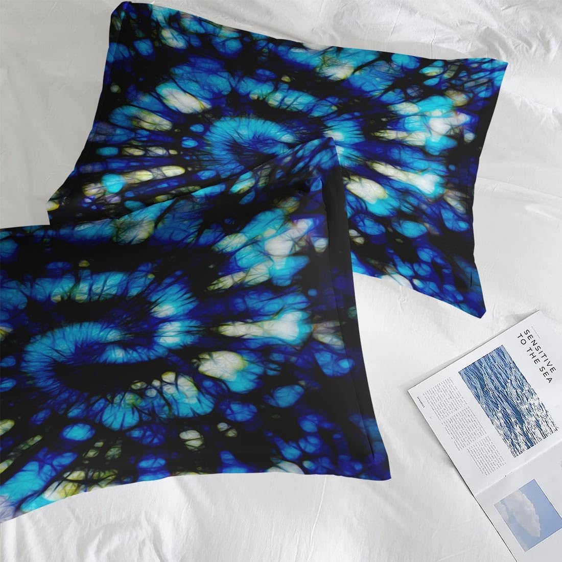 Pamnest King Size Tie Dye Bed Sheet Set 4pcs